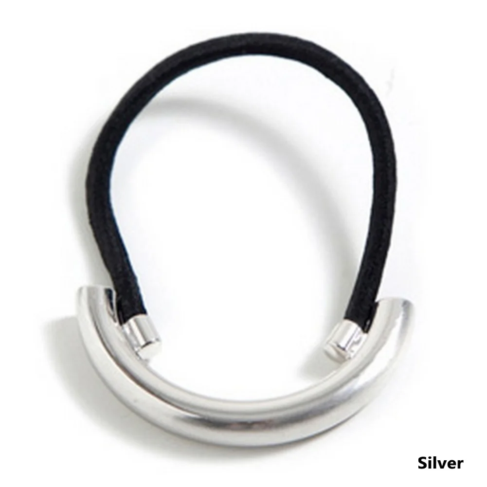 Korean Version Hair Rope Elastico Hair Ornaments Simple Jewelry Metal Ring Circle Semi-circular Rubber Band Rope
Korean Version Hair Rope Elastico Hair Ornaments Simple Jewelry Metal Ring Circle Semi-circular Rubber Band Rope