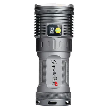 Supwildfire 30000LM 10 x XM-L T6 LED Power Digital Display Hunting Flashlight lanterna Torch Waterproof led flashlight
Supwildfire 30000LM 10 x XM-L T6 LED Power Digital Display Hunting Flashlight lanterna Torch Waterproof led flashlight