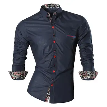 Jeansian Men's Fashion Dress Casual Shirts Button Down Long Sleeve Slim Fit Designer Z027 Navy
Jeansian Men's Fashion Dress Casual Shirts Button Down Long Sleeve Slim Fit Designer Z027 Navy