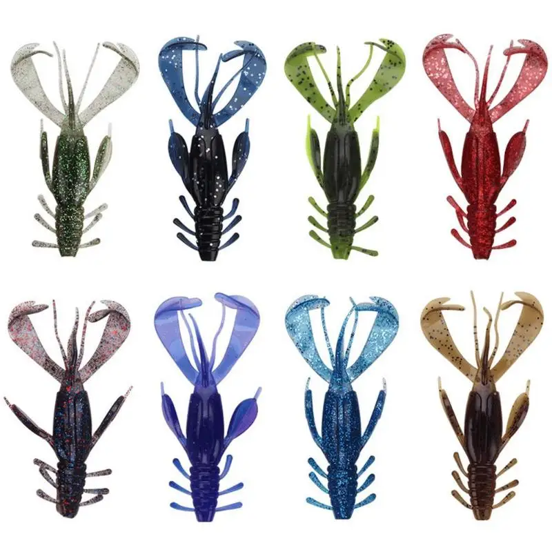 4pcs/Lot 10cm 10g Soft Fishing Lure Sequin Lobster Simulation Shrimp Baits PVC Simple Lobster-shaped Fishing Lures
4pcs/Lot 10cm 10g Soft Fishing Lure Sequin Lobster Simulation Shrimp Baits PVC Simple Lobster-shaped Fishing Lures