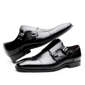 Leather Shoes For Men Wedding Office Dress Shoes Handmade Monk Strap Formal Shoes Men Casual Leather Footwear
Leather Shoes For Men Wedding Office Dress Shoes Handmade Monk Strap Formal Shoes Men Casual Leather Footwear