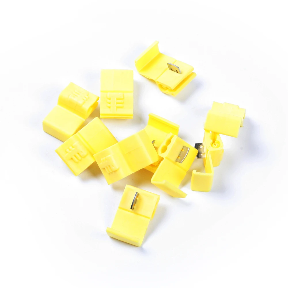10Pcs/Lot Good Quality Wiring Range from 22 To 18 AWG Quick Splice Wire Connector Clamp hole size 3.4mm 3.2mm Yellow Connector
10Pcs/Lot Good Quality Wiring Range from 22 To 18 AWG Quick Splice Wire Connector Clamp hole size 3.4mm 3.2mm Yellow Connector