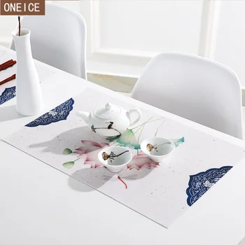 4 pieces of PVC napkin insulation pad Chinese Ink painting non-slip table Western food water coaster Kung Fu tea set pad
4 pieces of PVC napkin insulation pad Chinese Ink painting non-slip table Western food water coaster Kung Fu tea set pad