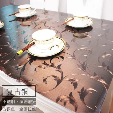 1mm High Quality Pvc soft glass tablecloths kitchen table mats for Party Home table cover Heat resistant table mat table pad
1mm High Quality Pvc soft glass tablecloths kitchen table mats for Party Home table cover Heat resistant table mat table pad
