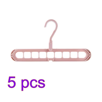 5 pcs Multifunctional Non Slip 9 Holes Clothing Tie Hanger Portable Folding Drying Hook Wardrobe Rack for Underwear Silk Scarf
5 pcs Multifunctional Non Slip 9 Holes Clothing Tie Hanger Portable Folding Drying Hook Wardrobe Rack for Underwear Silk Scarf
