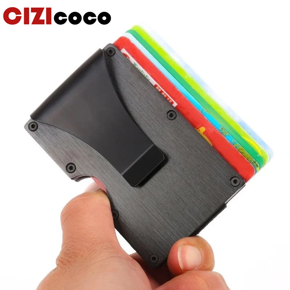 New Design Minimalist Wallet Rfid Blocking Credit Card Holder For Men Metal Wallet 6 Colors Card Holder
New Design Minimalist Wallet Rfid Blocking Credit Card Holder For Men Metal Wallet 6 Colors Card Holder