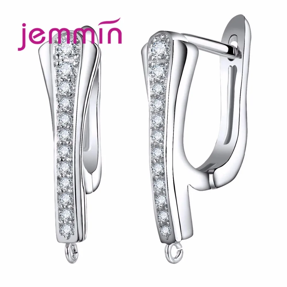 Geometric Design Fine 925 Sterling Silver Hooks Earrings Findings Accessory Rhinestone DIY Ear Wire Components Findings
Geometric Design Fine 925 Sterling Silver Hooks Earrings Findings Accessory Rhinestone DIY Ear Wire Components Findings