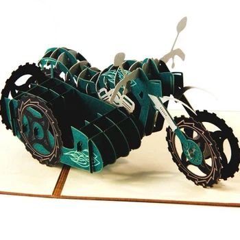 Creative 3D Handmade Craft Three Wheeled Motorcycle Birthday Greeting Card Paper-cut Carved Gift Card 3pcs/lot
Creative 3D Handmade Craft Three Wheeled Motorcycle Birthday Greeting Card Paper-cut Carved Gift Card 3pcs/lot
