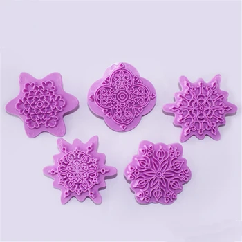 Delidge 5Pcs/Set Lace Pattern Flower Shape Plastic Cookie Cutter Mold Fondant Pastry Cake Decorating Confectionery Tool E329
Delidge 5Pcs/Set Lace Pattern Flower Shape Plastic Cookie Cutter Mold Fondant Pastry Cake Decorating Confectionery Tool E329