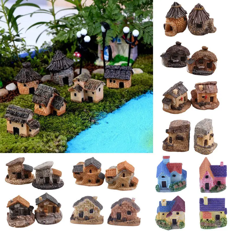 8 Style Mini Small House Cottages DIY Toys Crafts Figure Moss Terrarium Fairy Garden Ornament Landscape Decor Random Color
8 Style Mini Small House Cottages DIY Toys Crafts Figure Moss Terrarium Fairy Garden Ornament Landscape Decor Random Color