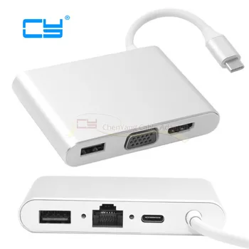 cy USB 3.1 Type C to HDMI & VGA & USB HUB OTG & Ethnernet & PD Charger Dock cable for Laptop
cy USB 3.1 Type C to HDMI & VGA & USB HUB OTG & Ethnernet & PD Charger Dock cable for Laptop