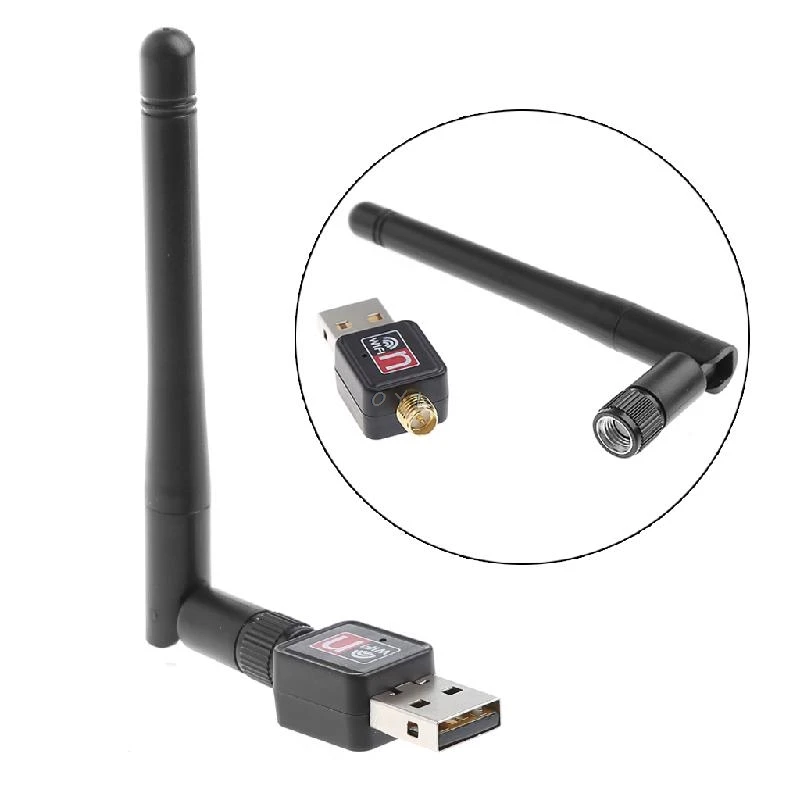

802.11n/g/b 150Mbps USB2.0 Network LAN Card WiFi Wireless Adapter With Antenna