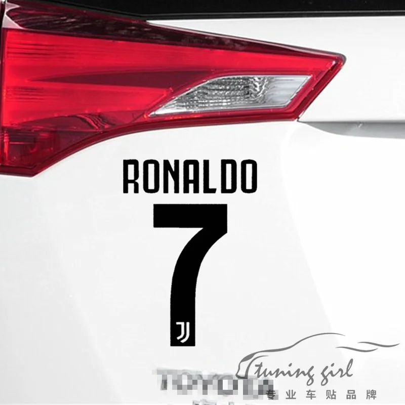 Car Sticker Football Cristiano Ronaldo No.7 Creative Decals For Laptop Tablet Auto Tuning Styling 14cm 19cm 25cm D15
Car Sticker Football Cristiano Ronaldo No.7 Creative Decals For Laptop Tablet Auto Tuning Styling 14cm 19cm 25cm D15