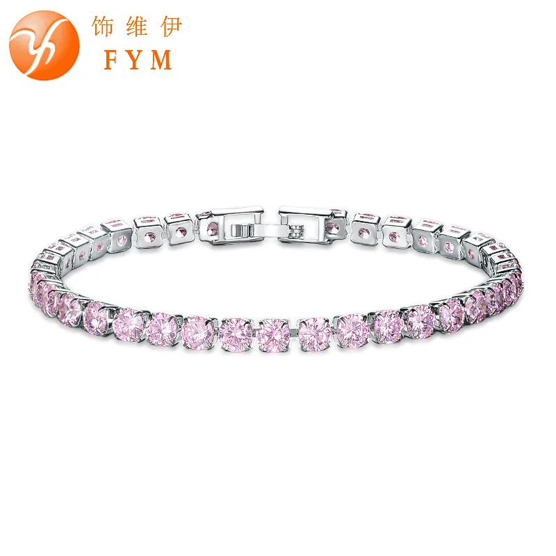 5 Colors Pink Round Crystal Best Quality Gold Color Luxury Bracelet AAA CZ Bracelets Jewelry for Women Woman Wholesale
5 Colors Pink Round Crystal Best Quality Gold Color Luxury Bracelet AAA CZ Bracelets Jewelry for Women Woman Wholesale
