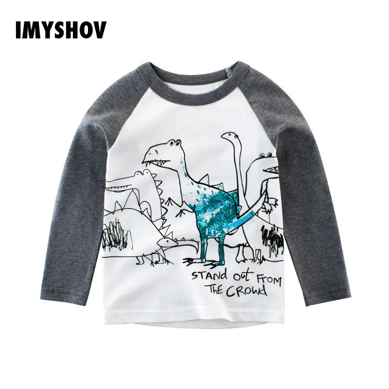 Dinosaur Print Baby Boys Long Sleeve T Shirt Camisetas Kids T-Shirt Clothes Poleras Boy Shirts For Children Tops Toddler Tshirt
Dinosaur Print Baby Boys Long Sleeve T Shirt Camisetas Kids T-Shirt Clothes Poleras Boy Shirts For Children Tops Toddler Tshirt