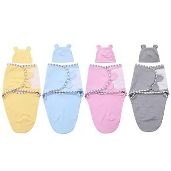 2pcs/set 0-3m Baby Cotton Cap Swaddle Wrap Infant Hat Blanket Sleeping Bags 
2pcs/set 0-3m Baby Cotton Cap Swaddle Wrap Infant Hat Blanket Sleeping Bags