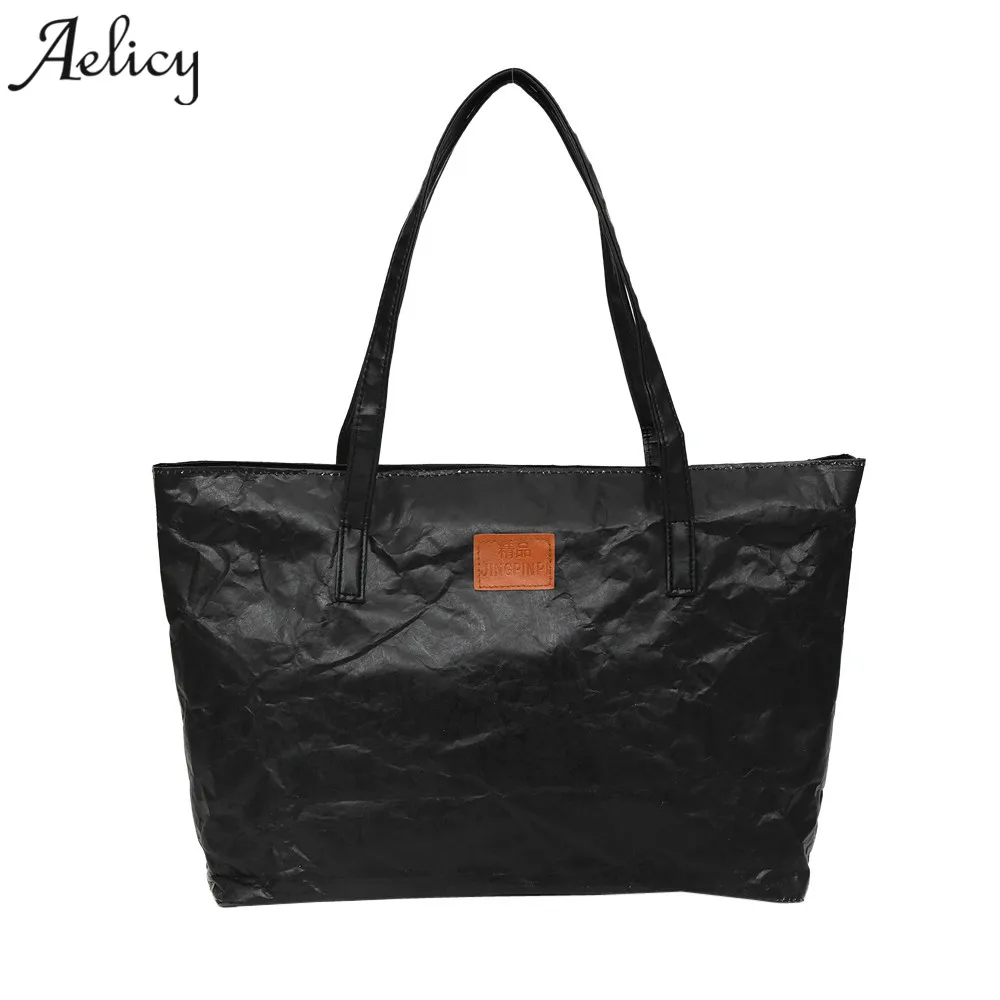 Aelicy New Women Retro Kraft Paper Casual Tote Female Wrinkled Shoulder Bag Simple Solid Shopping Bag Handbag Sac A Main
Aelicy New Women Retro Kraft Paper Casual Tote Female Wrinkled Shoulder Bag Simple Solid Shopping Bag Handbag Sac A Main