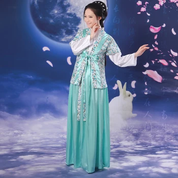 New Blue Satin Chinese Ancient Infanta Peri Han Dynasty Dramaturgic Dress Dance Wear Princess Dress Cosplay One Size 081501
New Blue Satin Chinese Ancient Infanta Peri Han Dynasty Dramaturgic Dress Dance Wear Princess Dress Cosplay One Size 081501