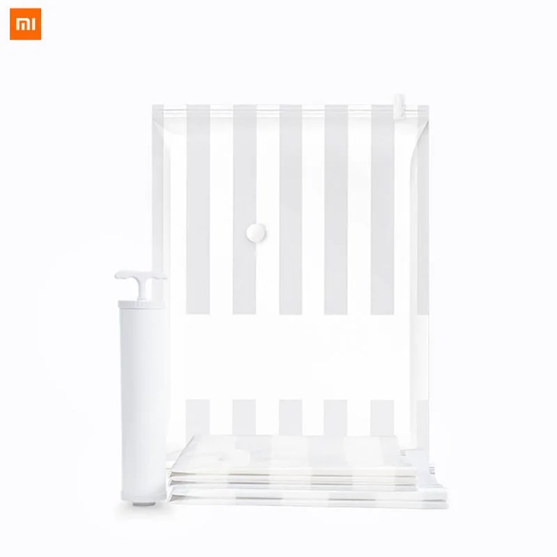 11pcs New Xiaomi Mijia Smart Vacuum Bag Folding Scan QR Code Storage Bag Sealed Clothes Compression Organizer With Hand Air Pump
11pcs New Xiaomi Mijia Smart Vacuum Bag Folding Scan QR Code Storage Bag Sealed Clothes Compression Organizer With Hand Air Pump