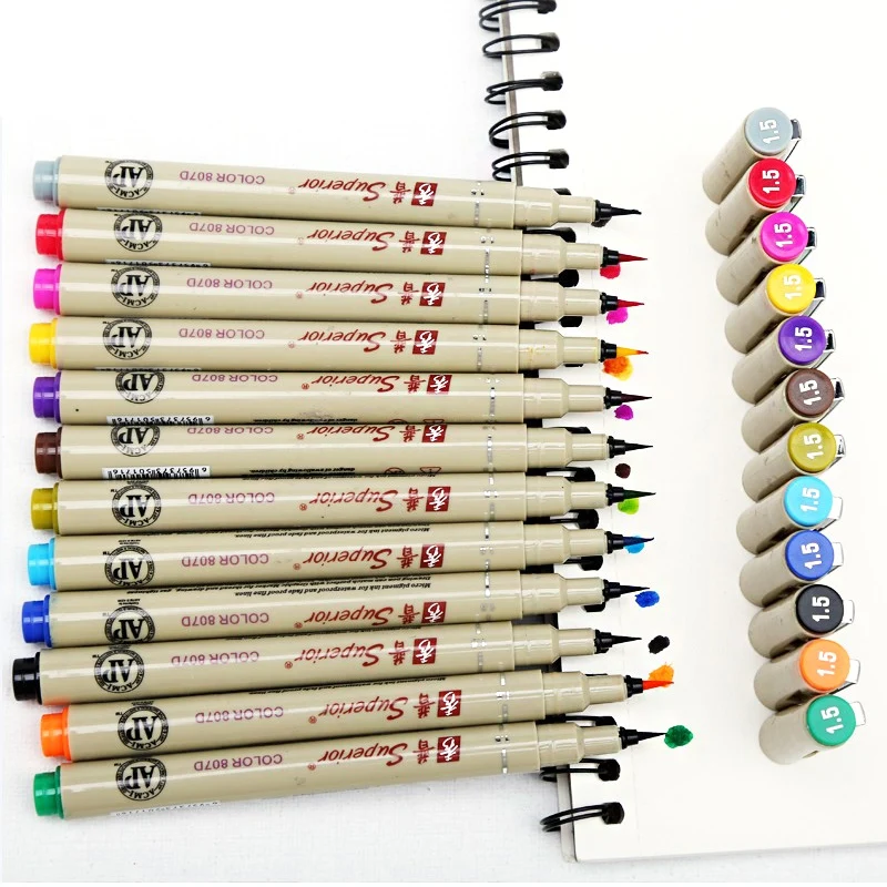 12 Colors Professional Manga Anime Art Markers Graffiti Sketch Brush Pen Caligraphy Drawing Pens For Kids Gift School Supplies
12 Colors Professional Manga Anime Art Markers Graffiti Sketch Brush Pen Caligraphy Drawing Pens For Kids Gift School Supplies