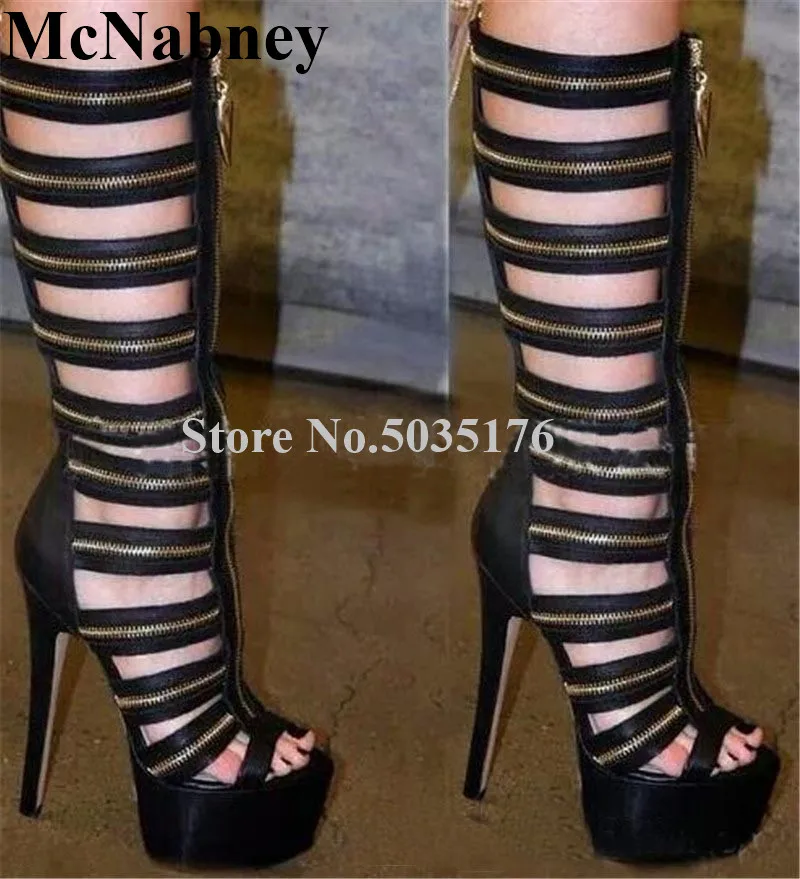 2019 European Fashion Sexy Peep Toe Stiletto Heel Hollow Mid-Calf Boots Metal Zip Platform Short Boots Spring/Autumn Women Shoes
2019 European Fashion Sexy Peep Toe Stiletto Heel Hollow Mid-Calf Boots Metal Zip Platform Short Boots Spring/Autumn Women Shoes