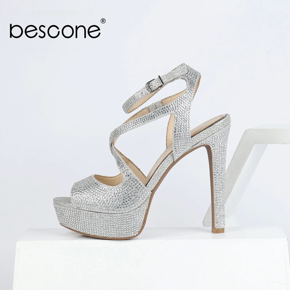 BESCONE Fashion Thin Heel Ladies Sandals Suede Outside Buckle Women Shoes Sexy Pointed Toe 13 cm Super High Heel Sandals BY34
BESCONE Fashion Thin Heel Ladies Sandals Suede Outside Buckle Women Shoes Sexy Pointed Toe 13 cm Super High Heel Sandals BY34