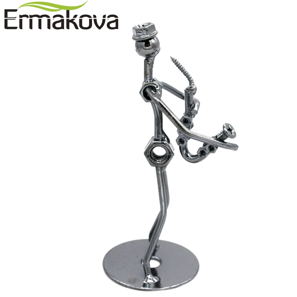 ERMAKOVA 5.1"Metal Musician Sax Player Sculpture Musical Instrument Figurine Sax Statue Cafe Counter Office Book Shelf Decor
ERMAKOVA 5.1"Metal Musician Sax Player Sculpture Musical Instrument Figurine Sax Statue Cafe Counter Office Book Shelf Decor