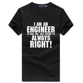 I'm An Engineer Save Time Assume I'm Always Right Funny fitness tshirt homme summer hip hop black t-shirts men casual tops tees
I'm An Engineer Save Time Assume I'm Always Right Funny fitness tshirt homme summer hip hop black t-shirts men casual tops tees