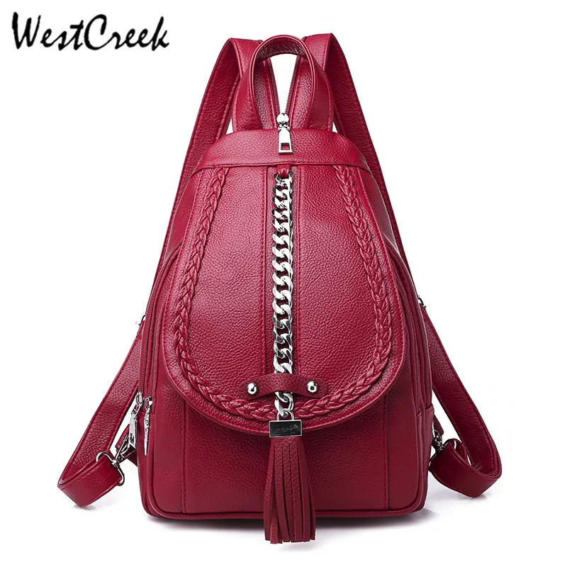 WESTCREEK Brand High Quality Waterproof Leather Small Backpack Women Anti Theft Casual Tassel Trip Daypack College Bag for Girl
WESTCREEK Brand High Quality Waterproof Leather Small Backpack Women Anti Theft Casual Tassel Trip Daypack College Bag for Girl
