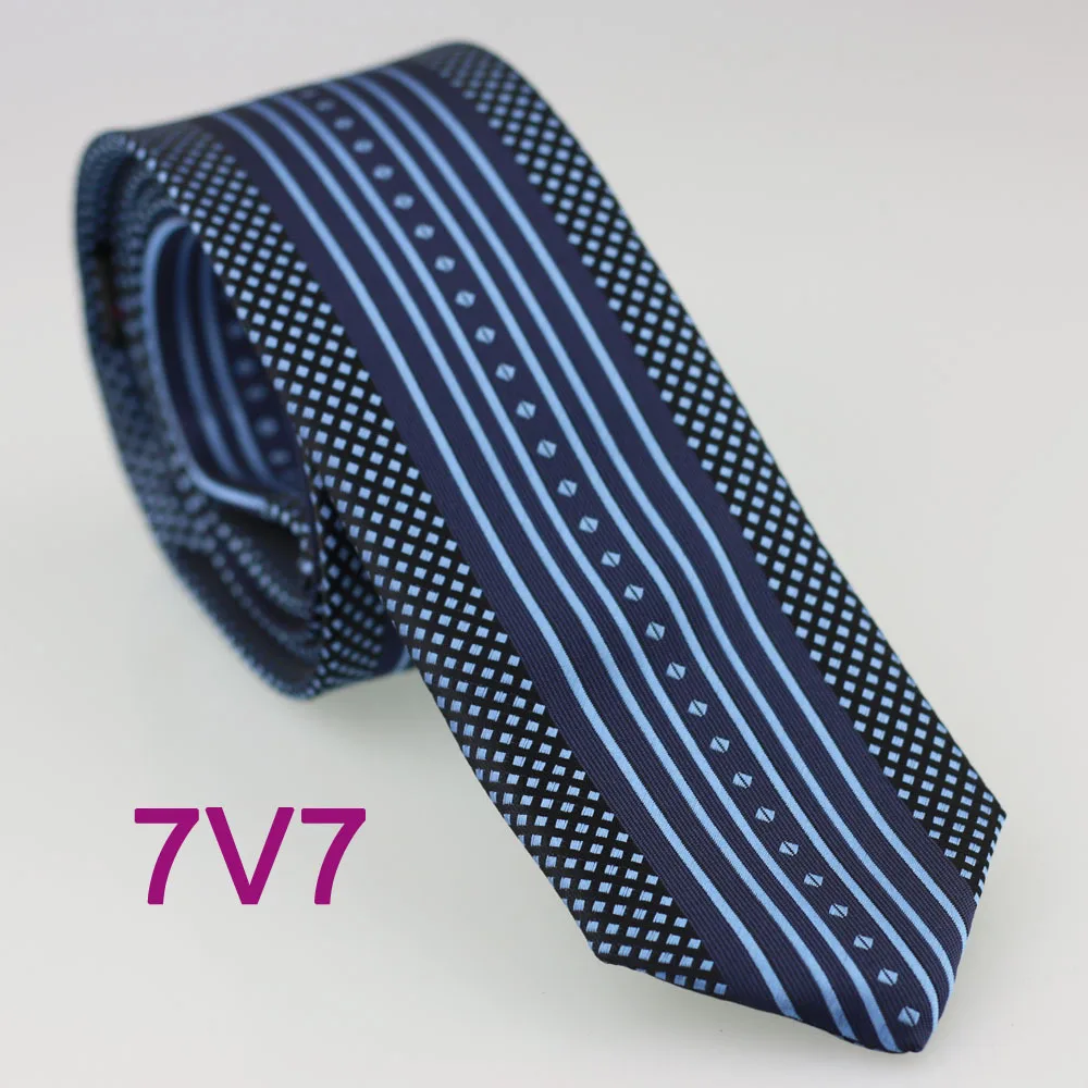 2015 Yibei Coachella галстуки Узкий темно-синий шейный галстук тонкий с синей