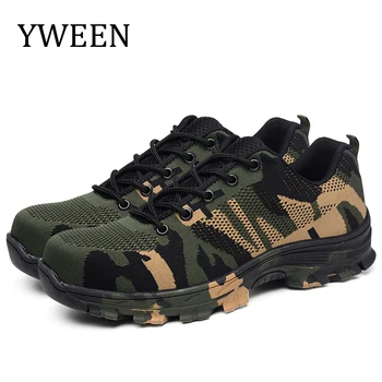 YWEEN Men Work Safety Boot Outdoor Steel Toe Cap Military Shoes Men Camouflage Puncture Proof Army Boots Plus Size Shoes
YWEEN Men Work Safety Boot Outdoor Steel Toe Cap Military Shoes Men Camouflage Puncture Proof Army Boots Plus Size Shoes