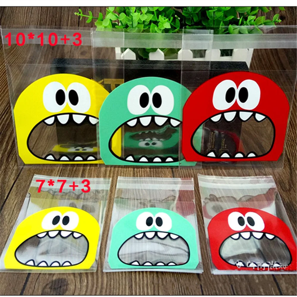 50pcs 7x7cm OPP Cute small Monster Sharp teeth Baking Christmas Gift Packaging Bags Wedding Cookie Candy Plastic bag
50pcs 7x7cm OPP Cute small Monster Sharp teeth Baking Christmas Gift Packaging Bags Wedding Cookie Candy Plastic bag