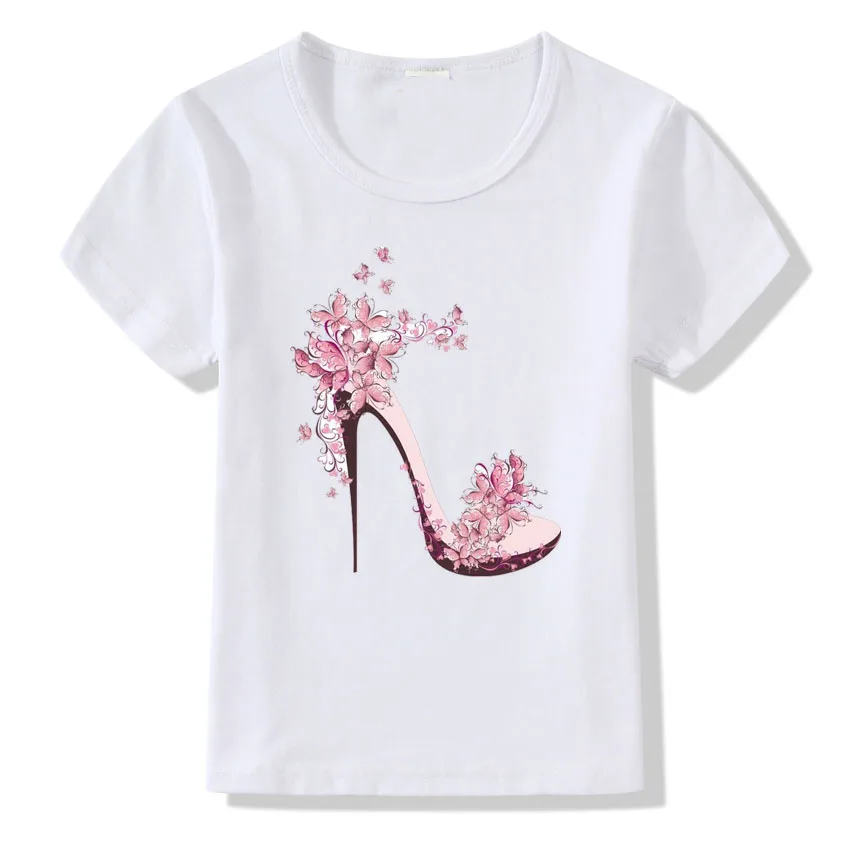 Children Fashion Butterfly Shoe T Shirt Harajuku Love Heart Design Kids Tshirt Casual Summer Tops Gilrs Short Sleeve T-shirt
Children Fashion Butterfly Shoe T Shirt Harajuku Love Heart Design Kids Tshirt Casual Summer Tops Gilrs Short Sleeve T-shirt