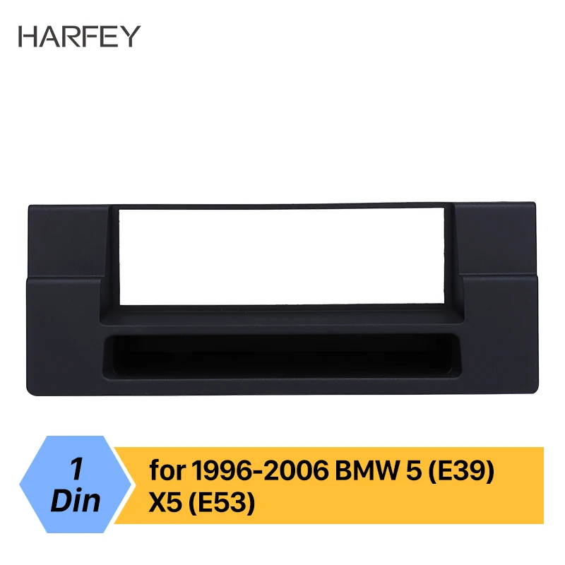 Автомагнитола Harfey 1DIN с рамкой для 1996-2006 BMW 5 E39 X5 E53 DVD-плеер комплект установки