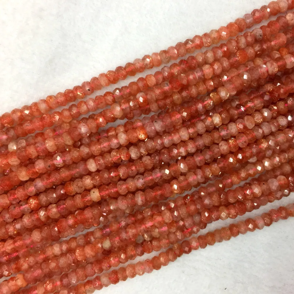 High Quality Natural Genuine Gold Ornage Oligoclase Sanidine Sunstone Hand Cut Loose Gemstone Faceted Rondelle Beads 15" 05886
High Quality Natural Genuine Gold Ornage Oligoclase Sanidine Sunstone Hand Cut Loose Gemstone Faceted Rondelle Beads 15" 05886