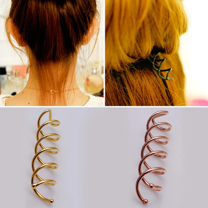 LNRRABC Golden/Rose Gold Women Hairpin Plate Dispenser Spiral Aolly Plated Hairdressing Tool Tiaras Woman Hair Jewelry
LNRRABC Golden/Rose Gold Women Hairpin Plate Dispenser Spiral Aolly Plated Hairdressing Tool Tiaras Woman Hair Jewelry