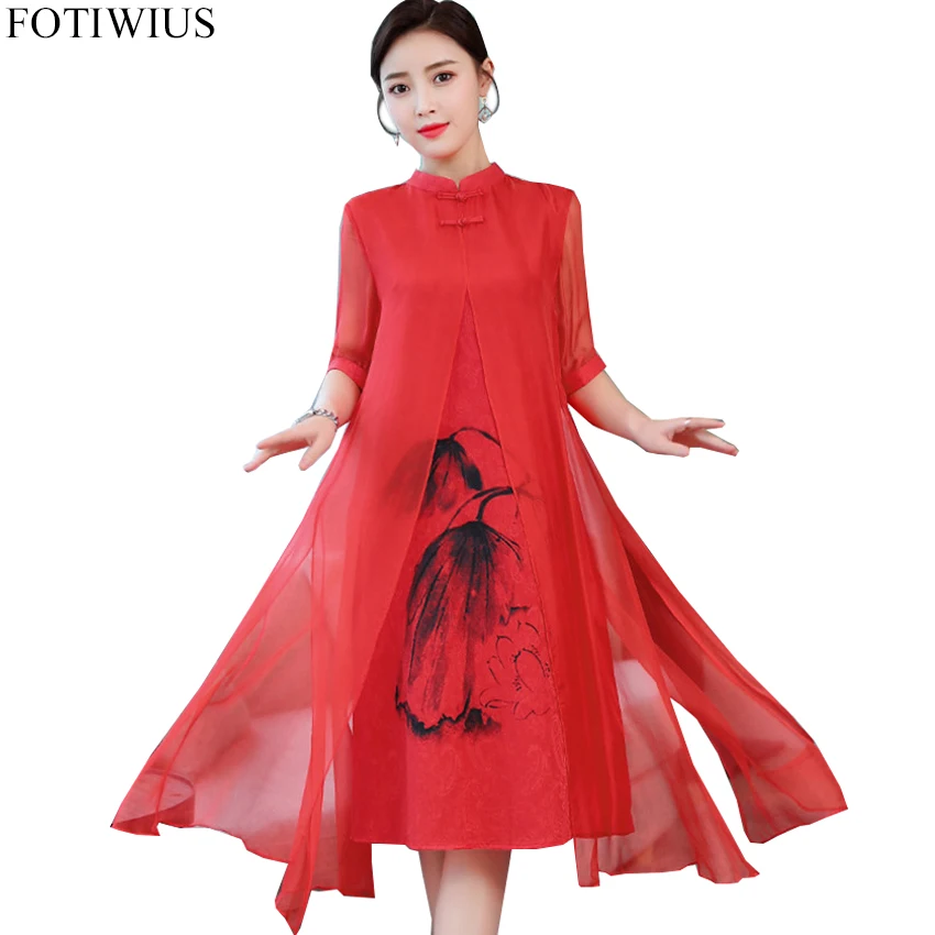 2019 Spring Summer Black Vintage Floral Print Dresses Women Half Sleeve Silk Dress Ladies Mid-Calf Dress Vestidos Robe Femme
2019 Spring Summer Black Vintage Floral Print Dresses Women Half Sleeve Silk Dress Ladies Mid-Calf Dress Vestidos Robe Femme