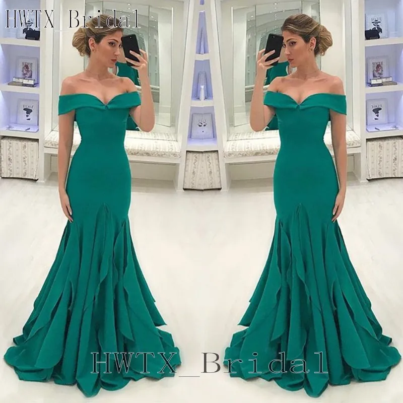 Elegant Off Shoulder Mermaid Mother Of The Bride Dresses Plus Size Hunter Green Ruffles Tiered 2018 Long Formal Evening Gowns
Elegant Off Shoulder Mermaid Mother Of The Bride Dresses Plus Size Hunter Green Ruffles Tiered 2018 Long Formal Evening Gowns