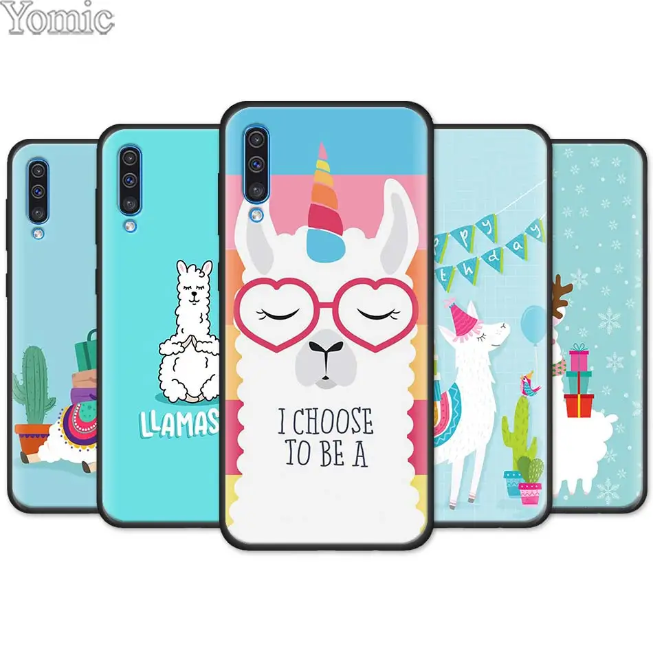 Cute Lama Alpaca Black Soft Case for Samsung Galaxy A50 A70 A40 A10 A20 A30 A60 A9 A8 A6 A7 Silicone TPU Phone Case Cover Shell
Cute Lama Alpaca Black Soft Case for Samsung Galaxy A50 A70 A40 A10 A20 A30 A60 A9 A8 A6 A7 Silicone TPU Phone Case Cover Shell