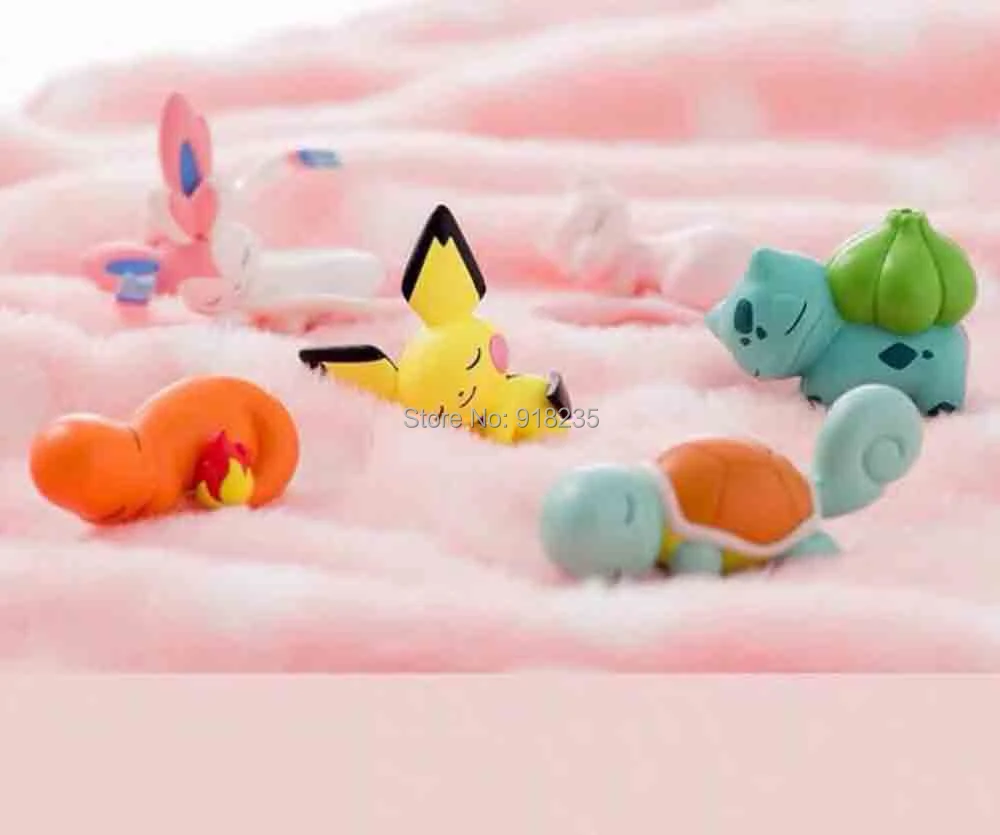 6Pcs Pichu Bulbasaur Squirtle Charmander Mew Sylveon 5CM PVC Animal Cable Protector Action Figures Toy Retail
6Pcs Pichu Bulbasaur Squirtle Charmander Mew Sylveon 5CM PVC Animal Cable Protector Action Figures Toy Retail
