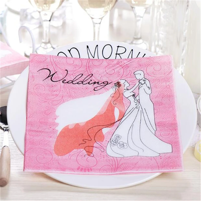 20Pcs/lot 2-Layer Wedding Decoration Decoupage Paper Napkins Bride & Groom Western Mat For Party Decoration Color Kleenex
20Pcs/lot 2-Layer Wedding Decoration Decoupage Paper Napkins Bride & Groom Western Mat For Party Decoration Color Kleenex