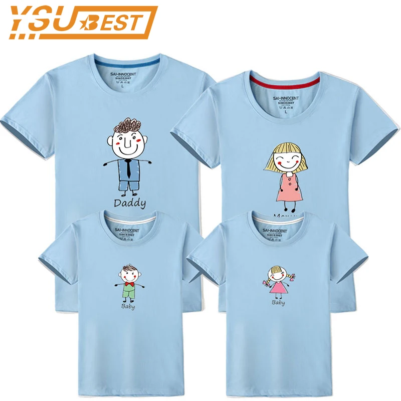 New 2018 Family Matching Clothes Dad Mom Girls Boys Printed T-shirt Plus Size Family Look New Baby Kids Family Matching T-shirt
New 2018 Family Matching Clothes Dad Mom Girls Boys Printed T-shirt Plus Size Family Look New Baby Kids Family Matching T-shirt