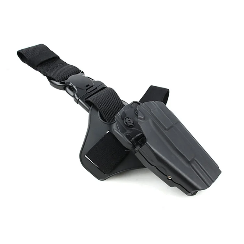 Safariland Black Modular Tactical Pistol Gun Drop Leg Holster Platform Quality 