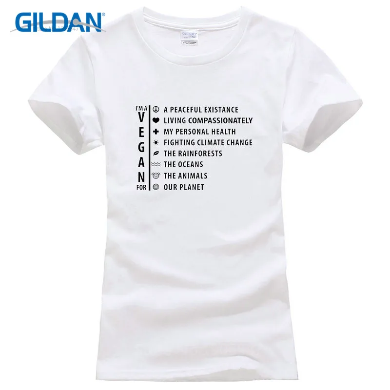 High Quality Design Crew Neck Tops New Vegan Gifts I'M A Vegan Reasons Short Sleeve T Shirts For Women
High Quality Design Crew Neck Tops New Vegan Gifts I'M A Vegan Reasons Short Sleeve T Shirts For Women