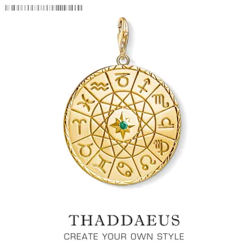 Star Sign Coin Gold Charm Pendant Europe Style Zodiac Gift Pure Sterling Silver 925 Fits Bracelet Bangles Free Shipping
Star Sign Coin Gold Charm Pendant Europe Style Zodiac Gift Pure Sterling Silver 925 Fits Bracelet Bangles Free Shipping