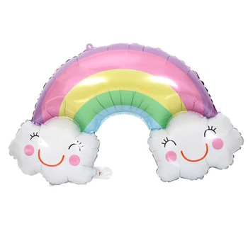 10pcs/lot cloud smiley rainbow shape foil balloon holiday party baby birthday 1 year old high quality decorative balloon MIDU-05
10pcs/lot cloud smiley rainbow shape foil balloon holiday party baby birthday 1 year old high quality decorative balloon MIDU-05
