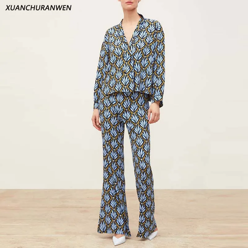 Women Fashion Blouse Pants Set Long Sleeve Shirt High Waist Pants Trousers Suits Sets Slim Tops + Pants Set XZ1969 1970
Women Fashion Blouse Pants Set Long Sleeve Shirt High Waist Pants Trousers Suits Sets Slim Tops + Pants Set XZ1969 1970