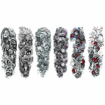 Temporary Tattoos Disposable Stickers Waterproof Full Arm Fake Tattoos Clock Pokemon Lotus Tree Rose Full Arm Paints
Temporary Tattoos Disposable Stickers Waterproof Full Arm Fake Tattoos Clock Pokemon Lotus Tree Rose Full Arm Paints