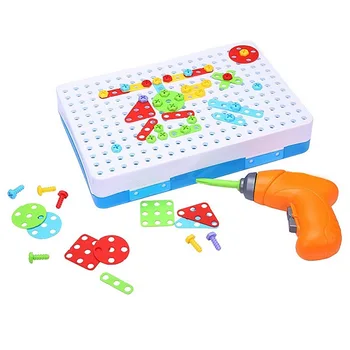 Drill Pretend Play Screws Tool Kit Kids Xmas Gift Drill Educational Toys For Boys DIY Building With Real Toy
Drill Pretend Play Screws Tool Kit Kids Xmas Gift Drill Educational Toys For Boys DIY Building With Real Toy