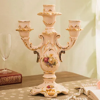 A ceramic Candlestick pull European candlelight dinner table retro Candle wedding props ornaments wedding decorations
A ceramic Candlestick pull European candlelight dinner table retro Candle wedding props ornaments wedding decorations